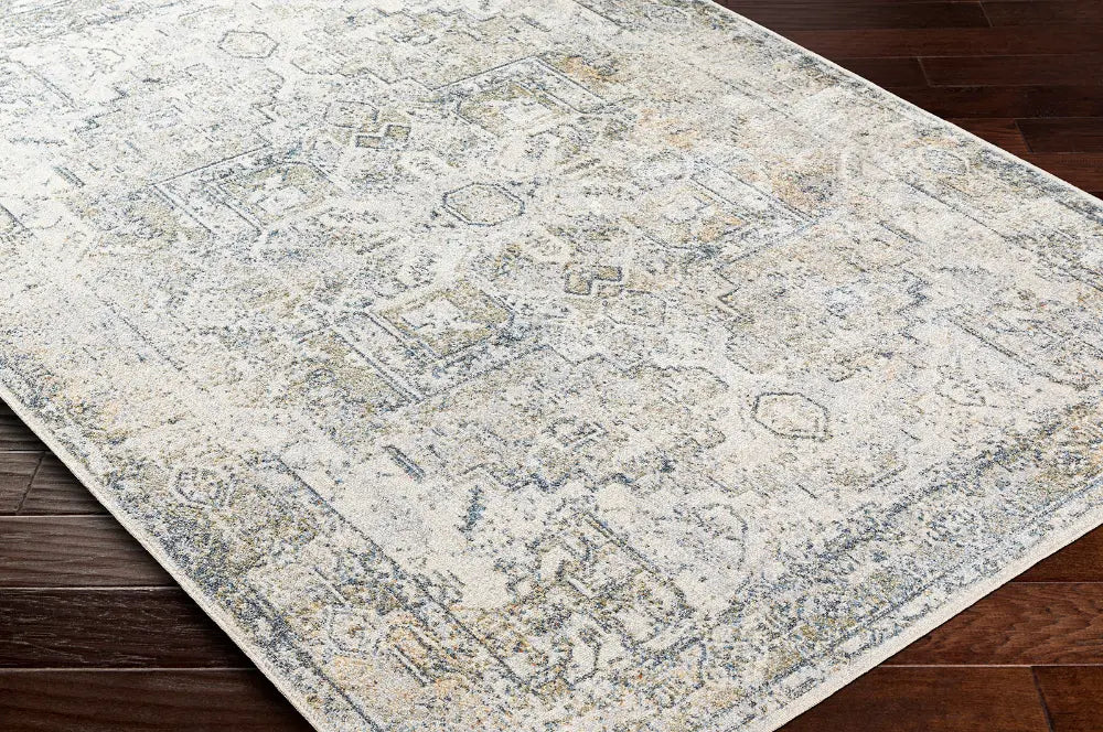 VIVIAN RIDGE Machine Washable Traditionnal Boho Taupe Rug