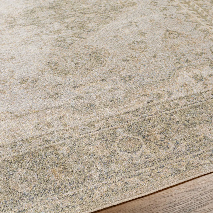 BOKA Machine Washable Traditionnal Boho Camel Rug