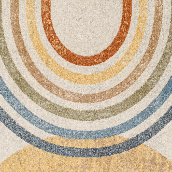 BARBARA Machine Washable Modern Beige Rug