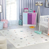 STELLA Kids Machine Washable Multicolour/Beige Bedroom Rug Multicolour