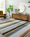 Luciana Shaggy Modern Boho Plush Pile Cream Rug