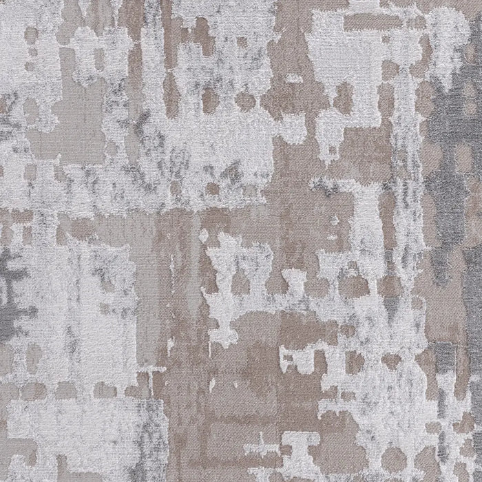 ORGANA Abstract Modern Marble White/Beige Rug