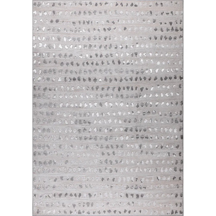 VALKIRIA Scandi Modern Beige/White Polka Dot Rug