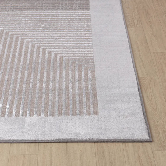AITANA Scandi Modern Beige/White Rug