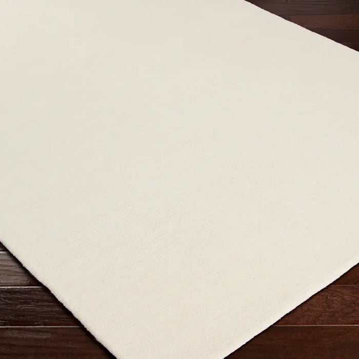 Mithila Hand-Loomed Modern Wool Cream Rug