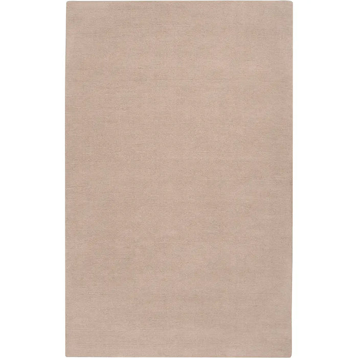 Mystique Hand Loomed Tan Wool Modern Living Dining Bedroom M335 Rug