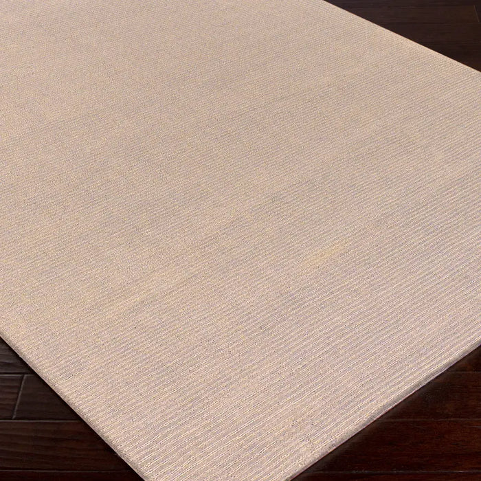 Mystique Hand Loomed Tan Wool Modern Living Dining Bedroom M335 Rug