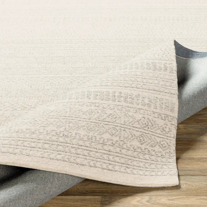 Vaniya Hand-Tufted Global Wool Grey Rug