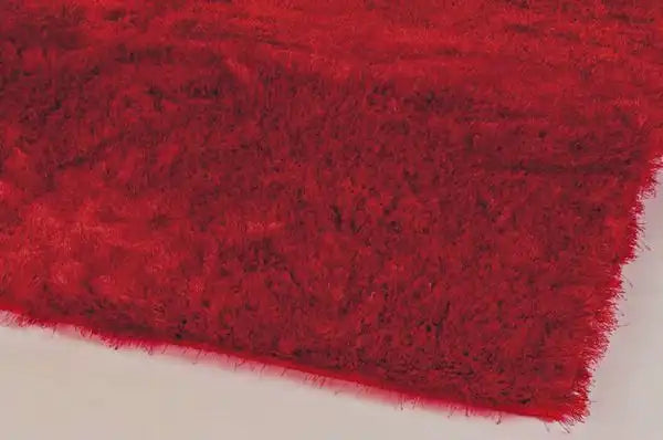 Asiatic whisper mars Red Living Room Shaggy Rug.