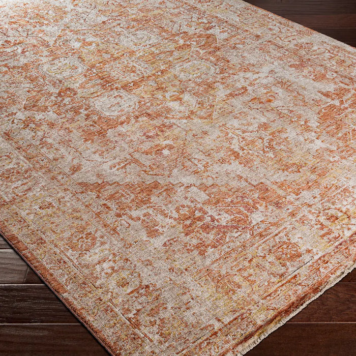 Livabliss Maribel Vintage Traditional Oriental Boho Rust/Cream Rug