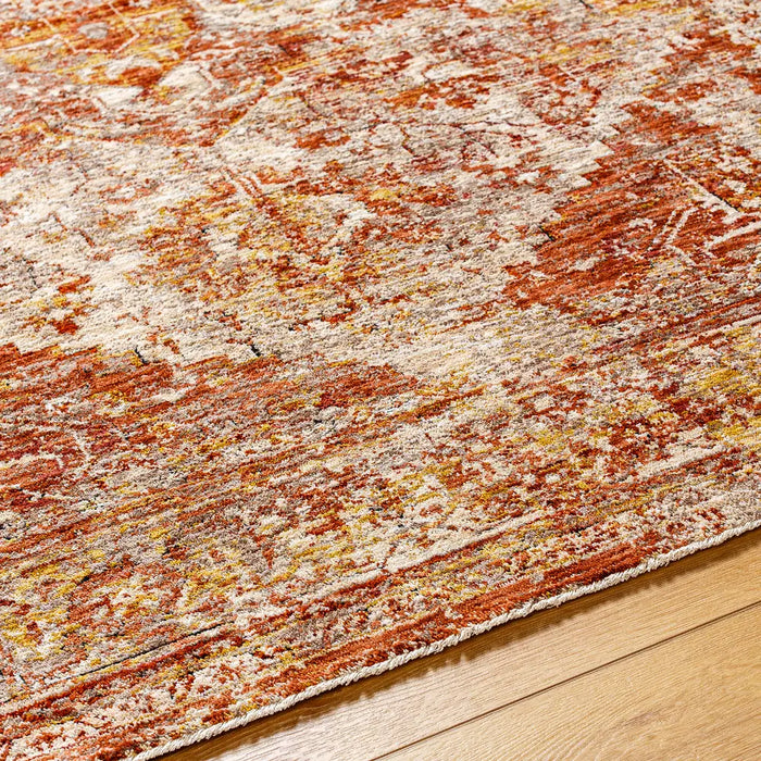 Livabliss Maribel Vintage Traditional Oriental Boho Rust/Cream Rug