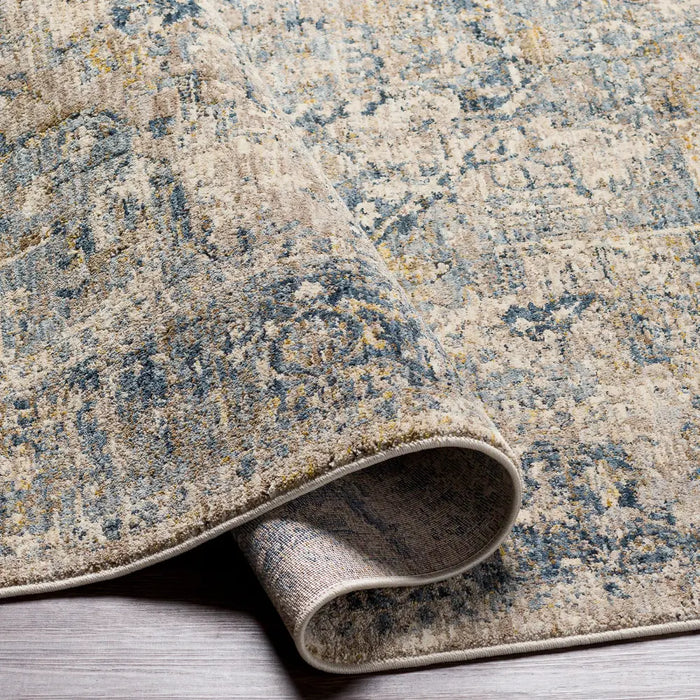 Livabliss Anabel Vintage Traditional Oriental Boho Beige/Blue Rug