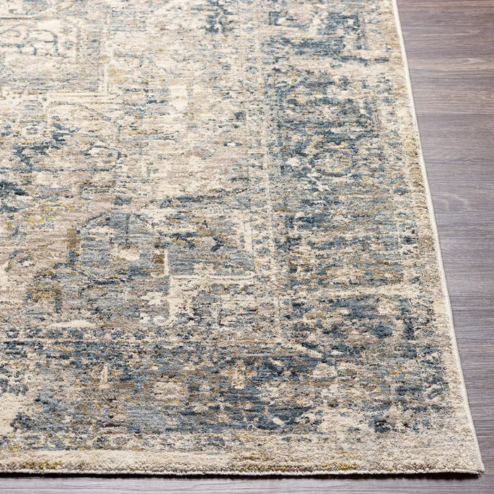 Livabliss Anabel Vintage Traditional Oriental Boho Beige/Blue Rug