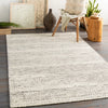 Mardin Hand Woven Cream Black Wool Modern Living Dining Bedroom MDI2300 Rug