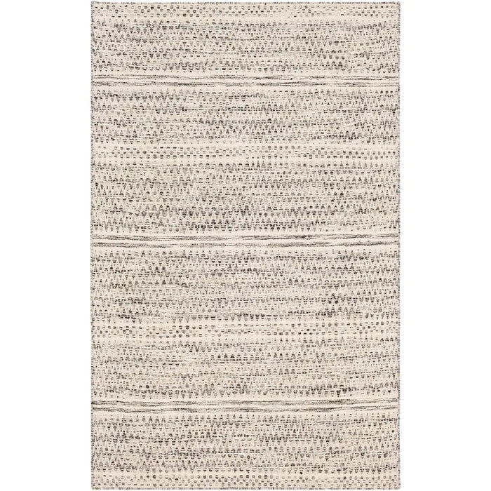Mardin Hand Woven Beige Grey Black Wool Global Living Dining Bedroom MDI2305 Rug