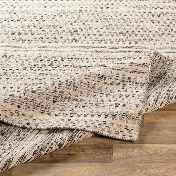 Mardin Hand Woven Beige Grey Black Wool Global Living Dining Bedroom MDI2305 Rug