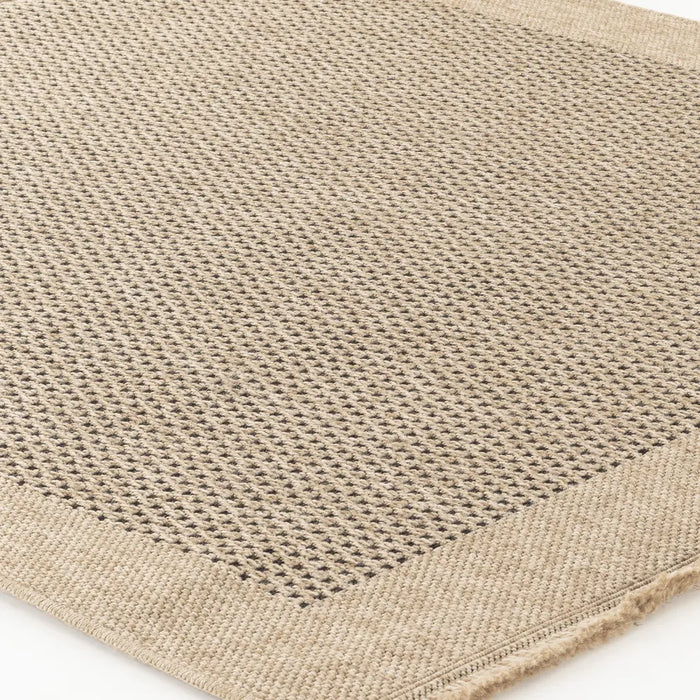 LORI In- & Outdoor Cottage Jute-Look Beige/Brown Rug