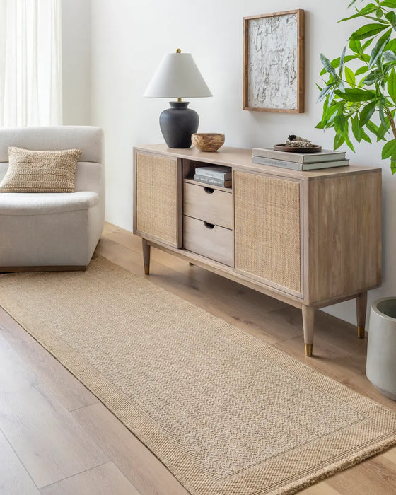 JENNY In- & Outdoor Cottage Jute-Look Beige/Tan Rug