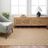 Mirage Cottage Checkered Fringe In & Outdoor Jute-Look MGE2310 Rug