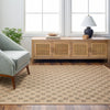 Mirage Cottage Checkered Fringe In & Outdoor Jute-Look MGE2311 Rug