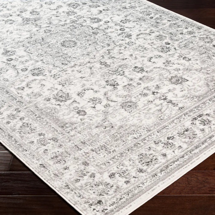 SANVI Vintage Traditional Oriental Boho Light Gray Rug