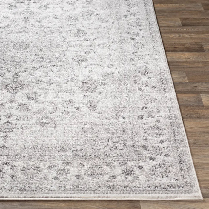 SANVI Vintage Traditional Oriental Boho Light Gray Rug