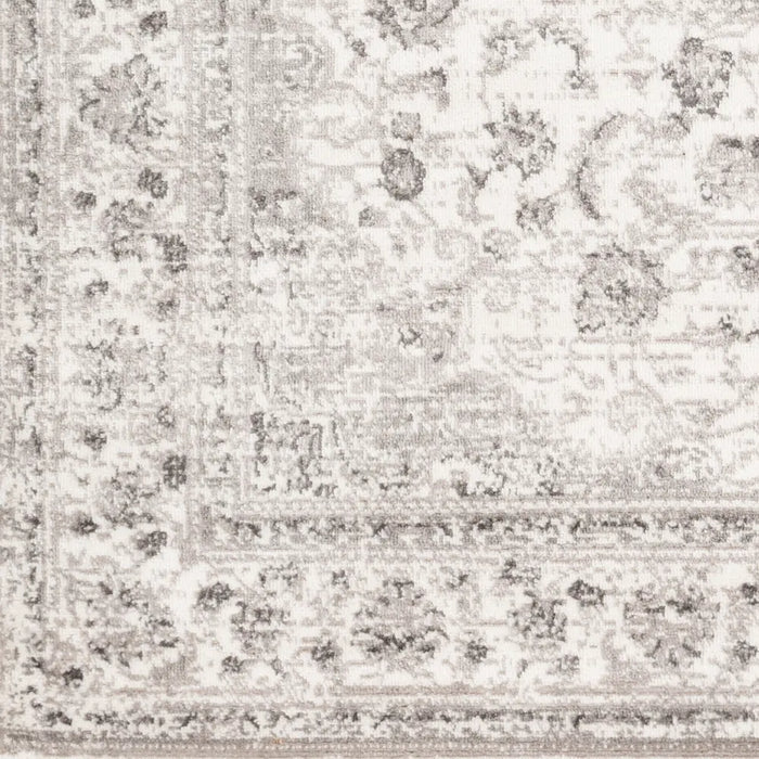 SANVI Vintage Traditional Oriental Boho Light Gray Rug