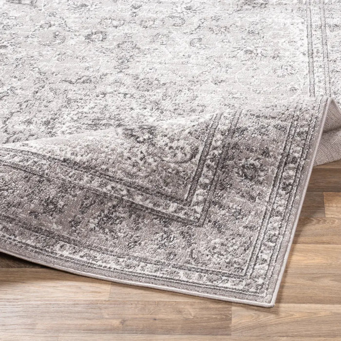 SANVI Vintage Traditional Oriental Boho Charcoal Rug