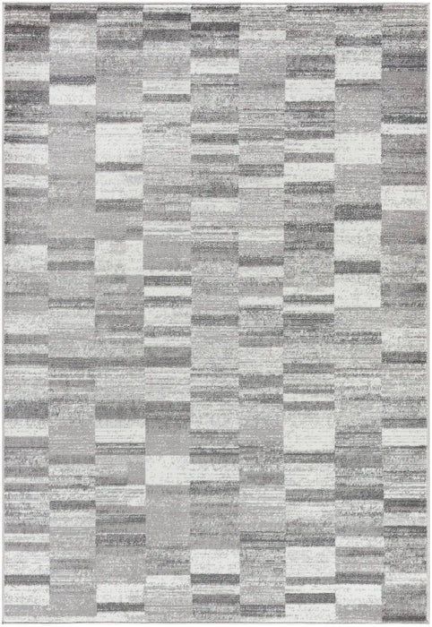BHAUMI Scandi Modern Light Grey Rug