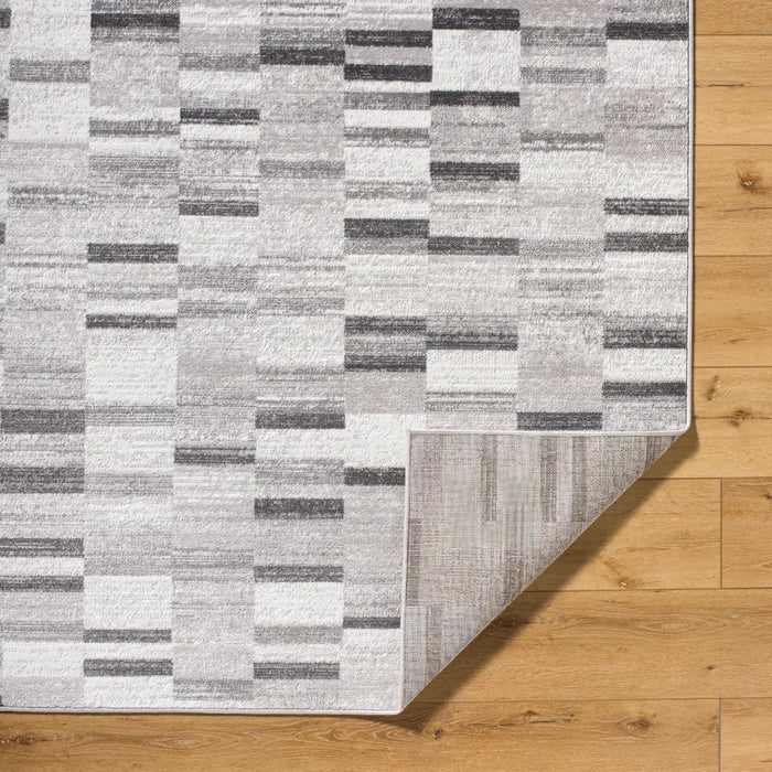 BHAUMI Scandi Modern Black Rug