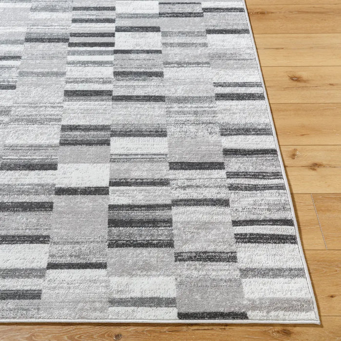 BHAUMI Scandi Modern Black Rug