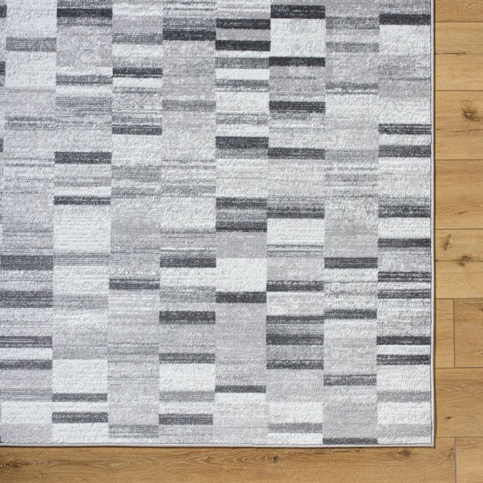 BHAUMI Scandi Modern Black Rug