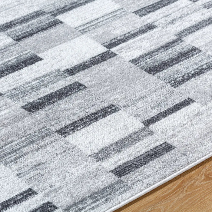 BHAUMI Scandi Modern Black Rug