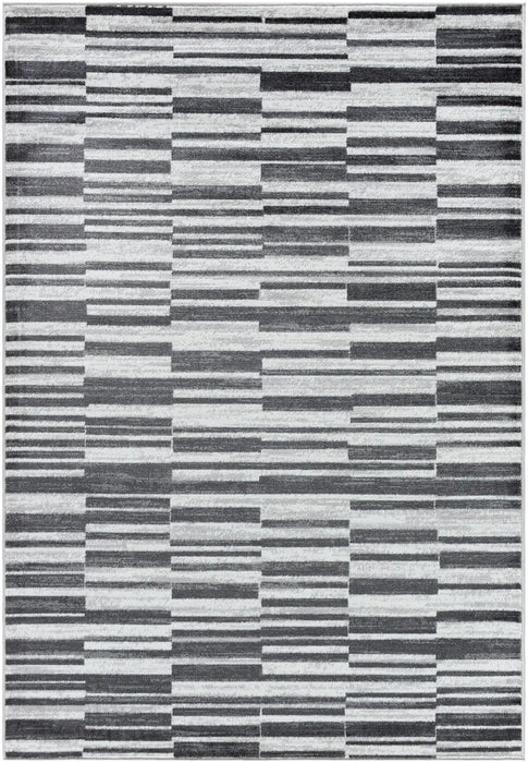 VARTIKA Scandi Modern Black Rug