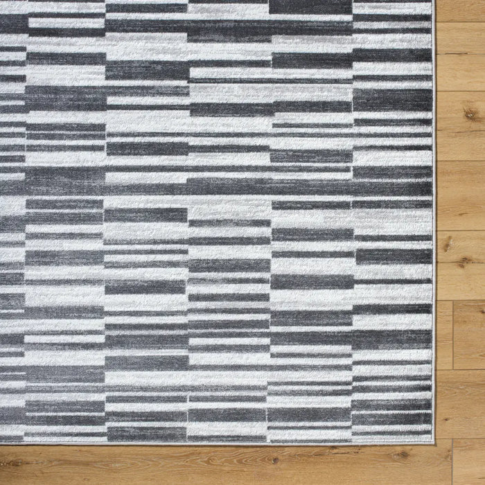 VARTIKA Scandi Modern Black Rug