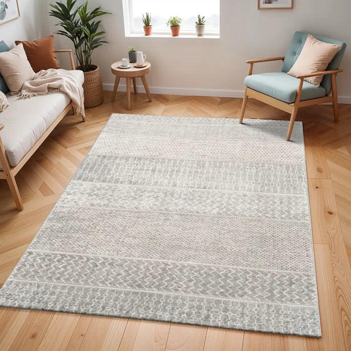 ADELE Scandi Global Grey Rug