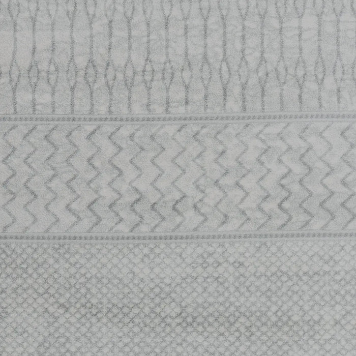 ADELE Scandi Geometric Silver Grey Rug