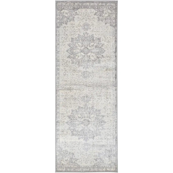 SAGE Vintage Traditional Oriental Boho Medium Grey Rug