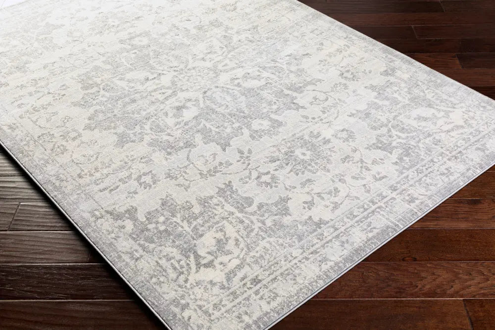 SAGE Vintage Traditional Oriental Boho Medium Grey Rug