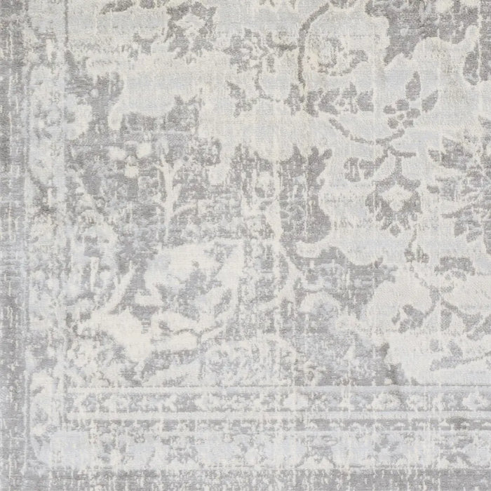 SAGE Vintage Traditional Oriental Boho Medium Grey Rug