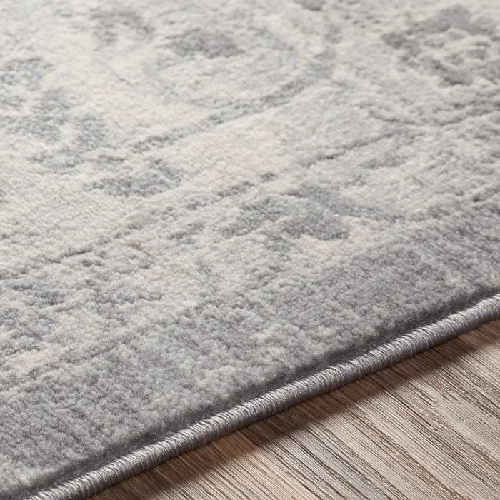 SAGE Vintage Traditional Oriental Boho Medium Grey Rug