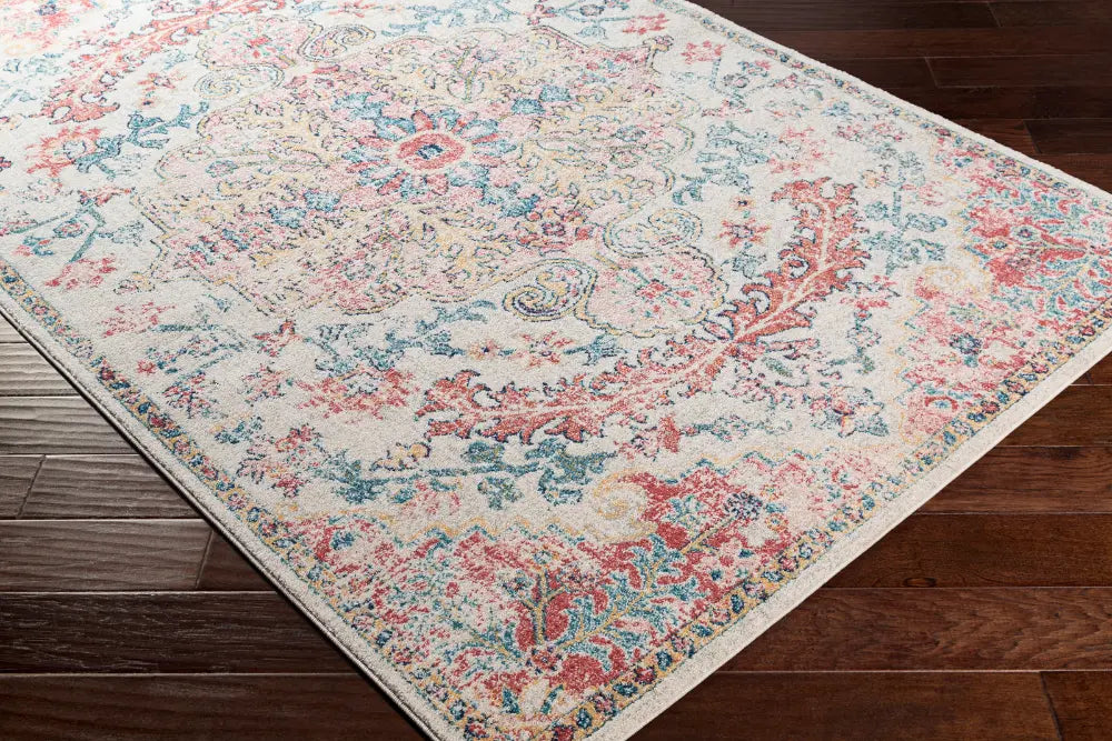 MAVERICK Vintage Traditional Oriental Boho Bright Red Rug