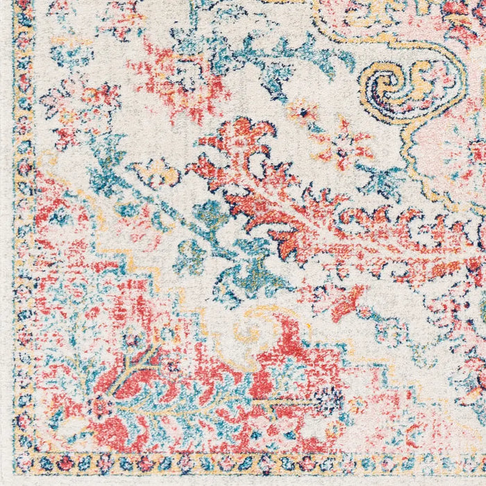 MAVERICK Vintage Traditional Oriental Boho Bright Red Rug