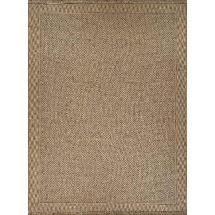 ESHA Cottage Tan/Beige Machine Washable Jute Rug