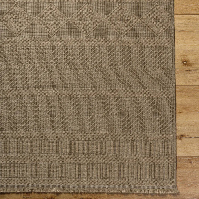 MYTHRI Cottage Tan Machine Washable Jute Rug
