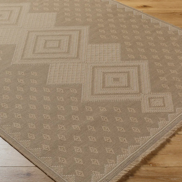 ORANOS Cottage Tan Machine Washable Jute Rug
