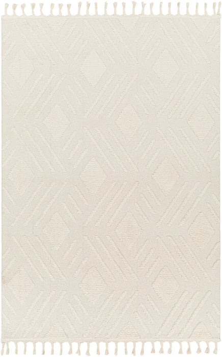 SELENE Berber High Pile Geometric Ivory Rug