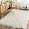 Nora Geometric High Pile Fringe NOA2308 Rug