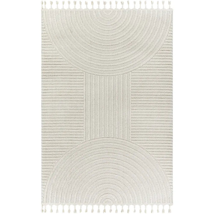 MATILDA Scandi Geometric High Pile Ivory Rug