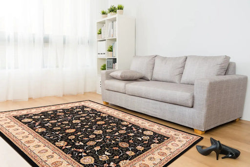 Mastercraft noble art 6529 090 Black Living Room  Rug.